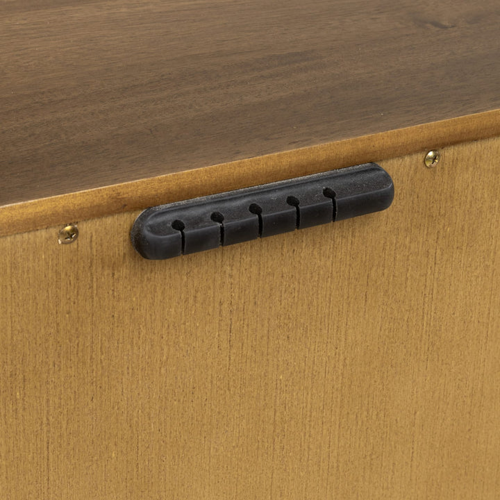 Boka Two Drawer Acacia Wood Nightstand in Impala – view 6