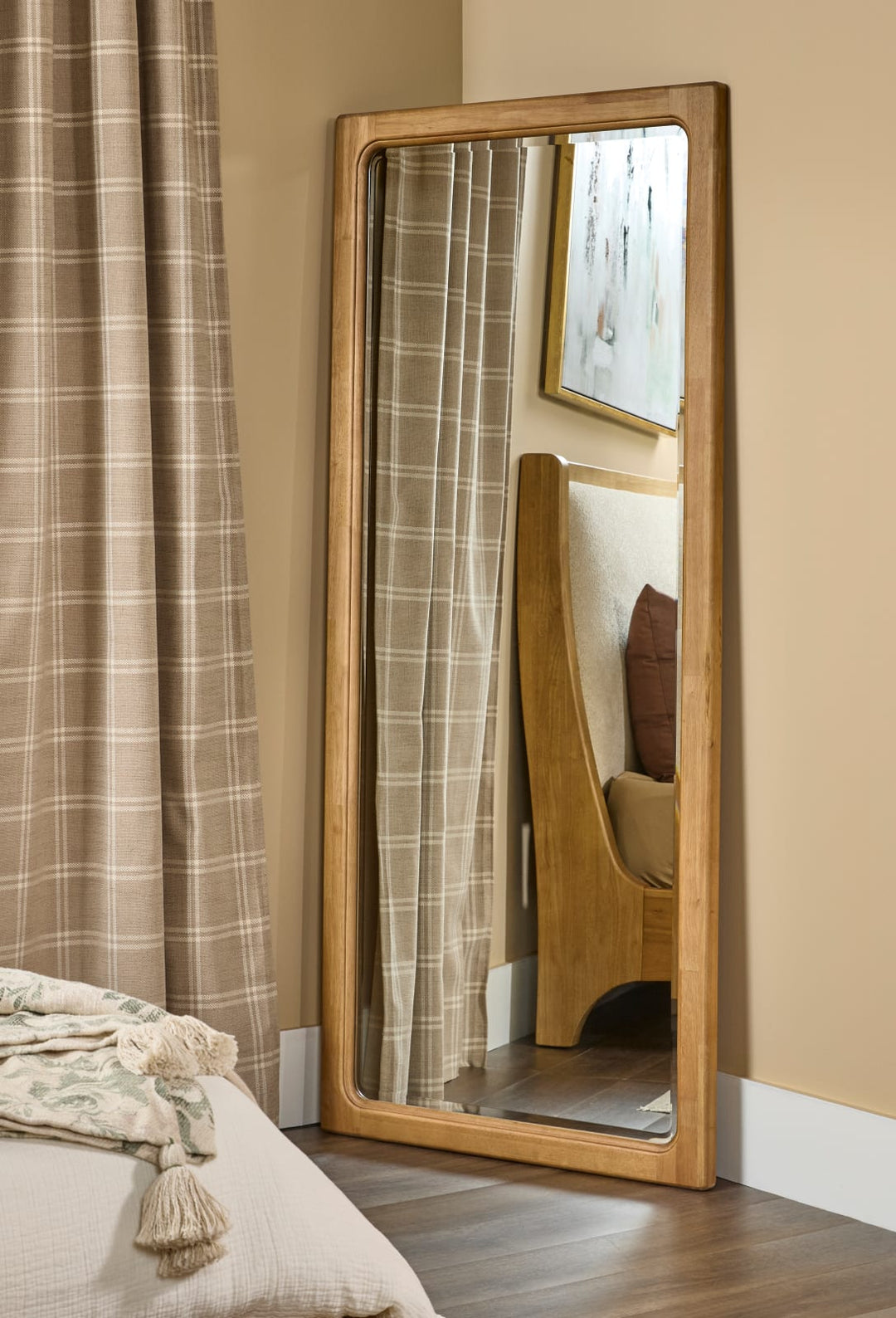 Brentwood Flr Mirror - Brioche
