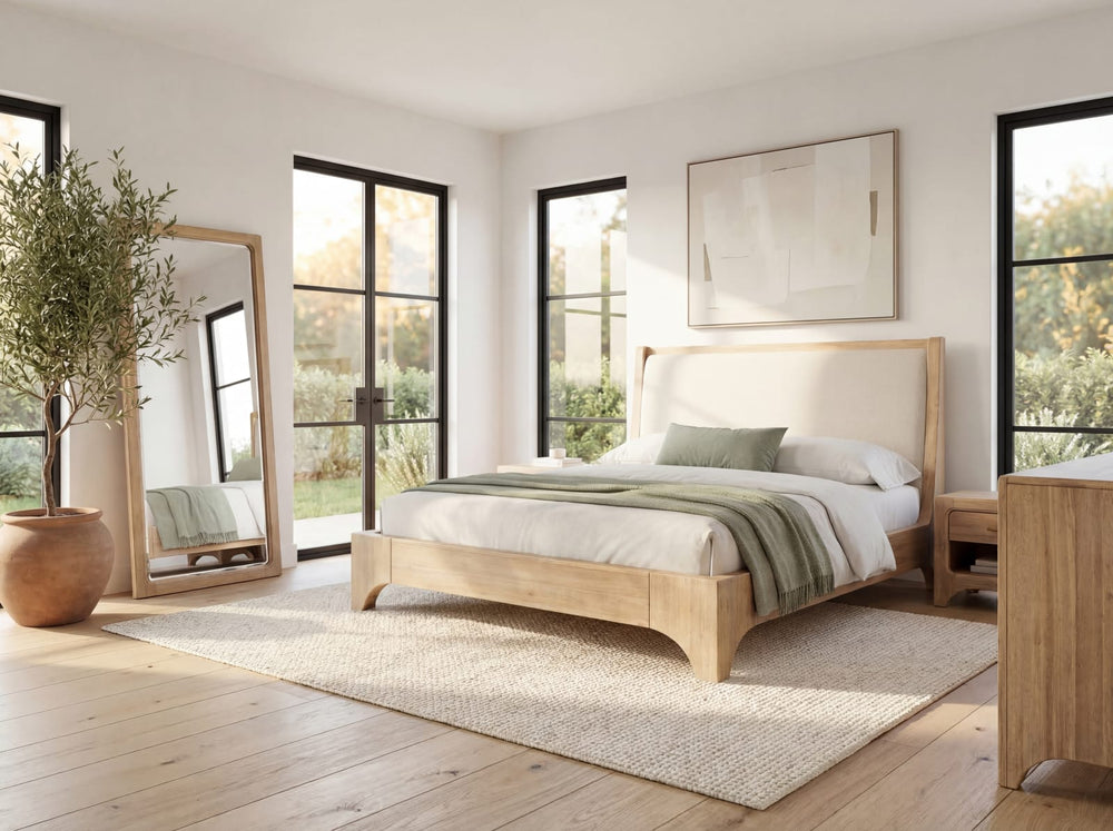 Brentwood Flr Mirror - Brioche – view 7