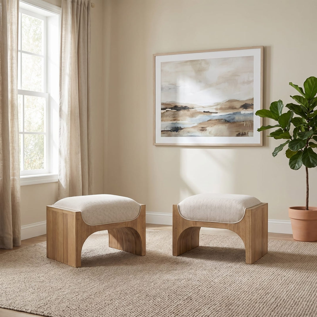 Brentwood Ottoman - Hvst Wv/Bc