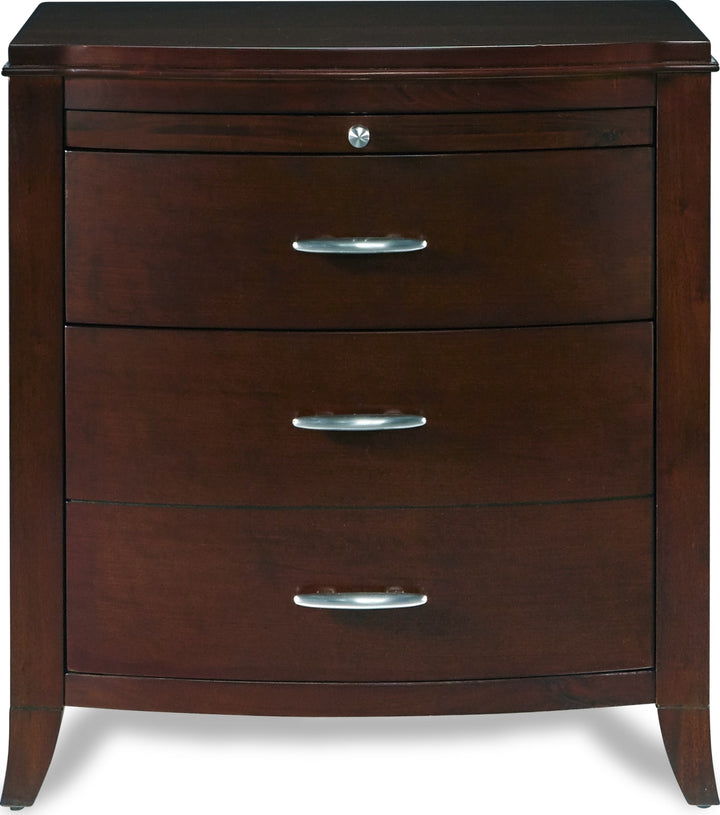 Brighton Charging Station Nightstand in Cinnamon – view 6