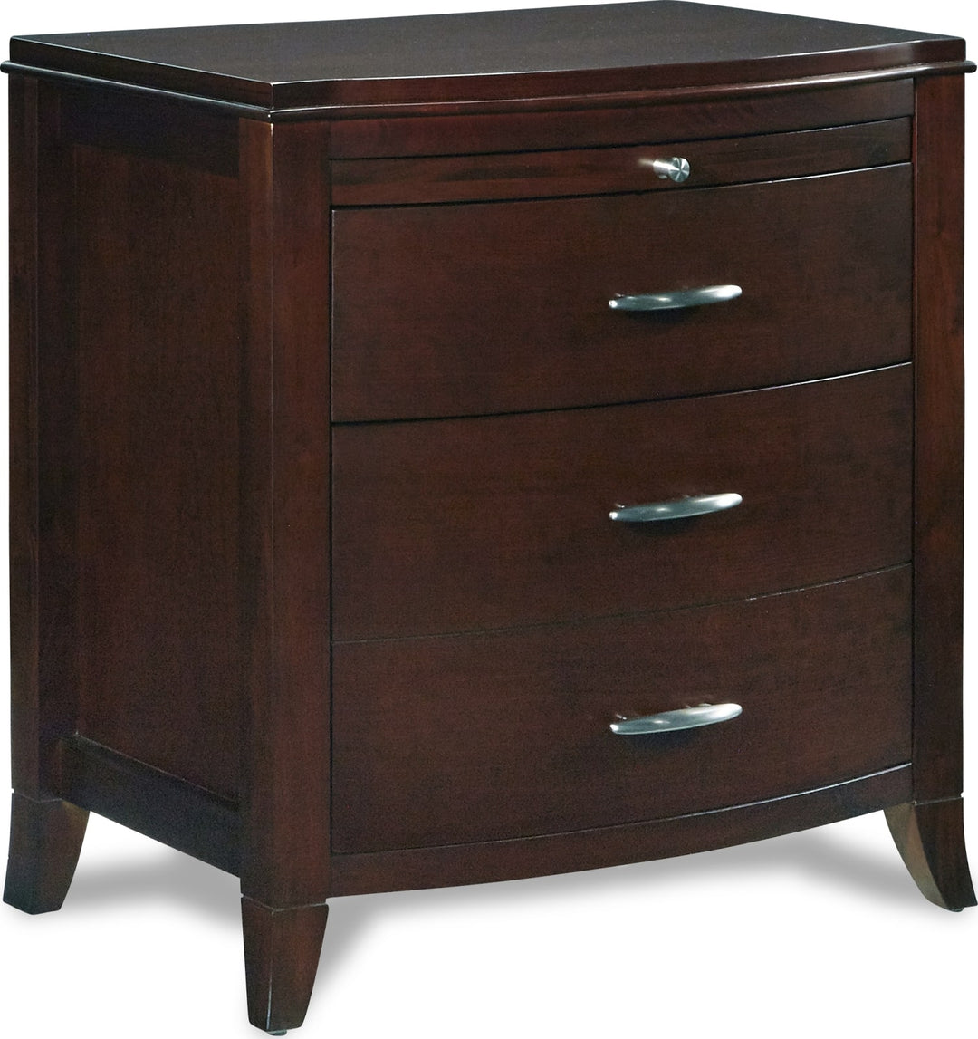 Brighton Two Drawer Nightstand in Cinnamon – view 4