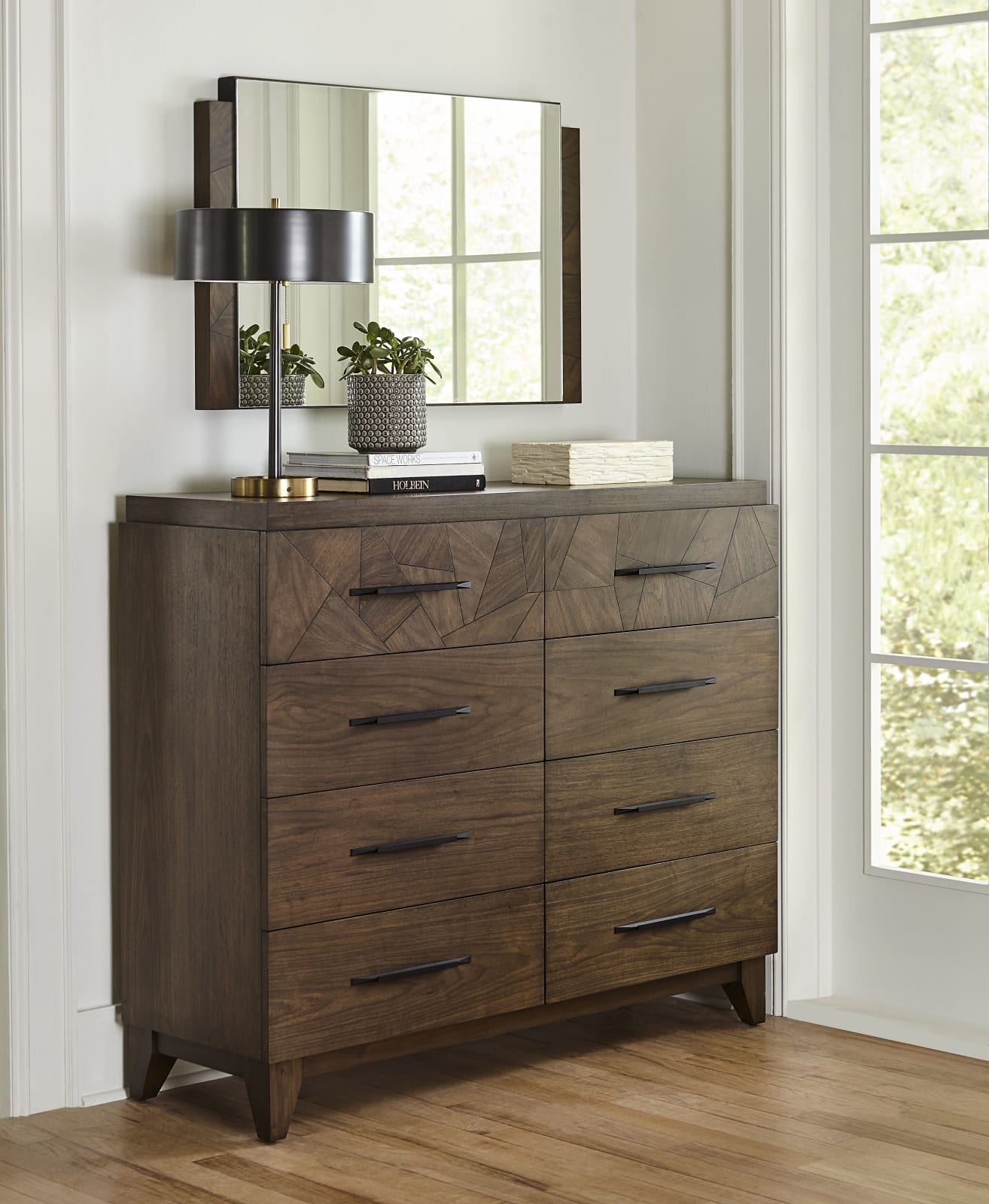 Broderick Eight-Drawer Chesser in Wild Oats Brown (2024)