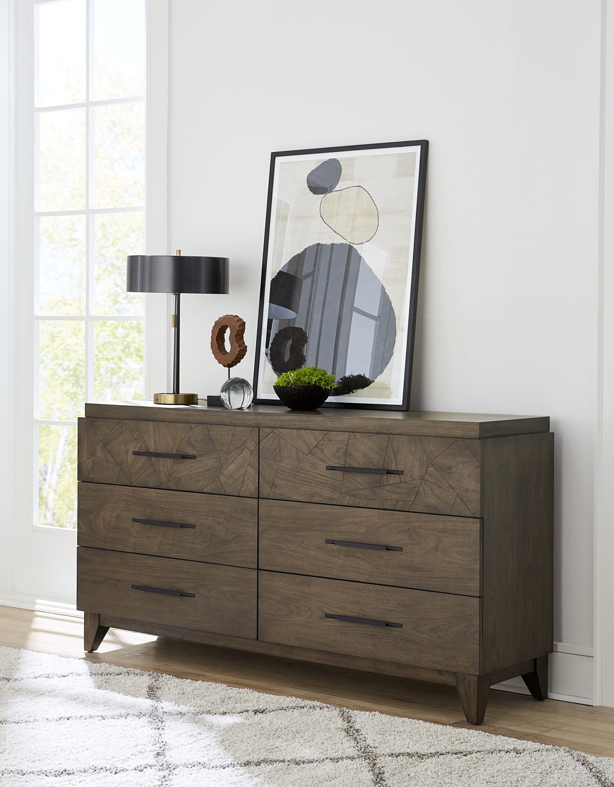 Broderick Six-Drawer Dresser  in Wild Oats Brown (2024)