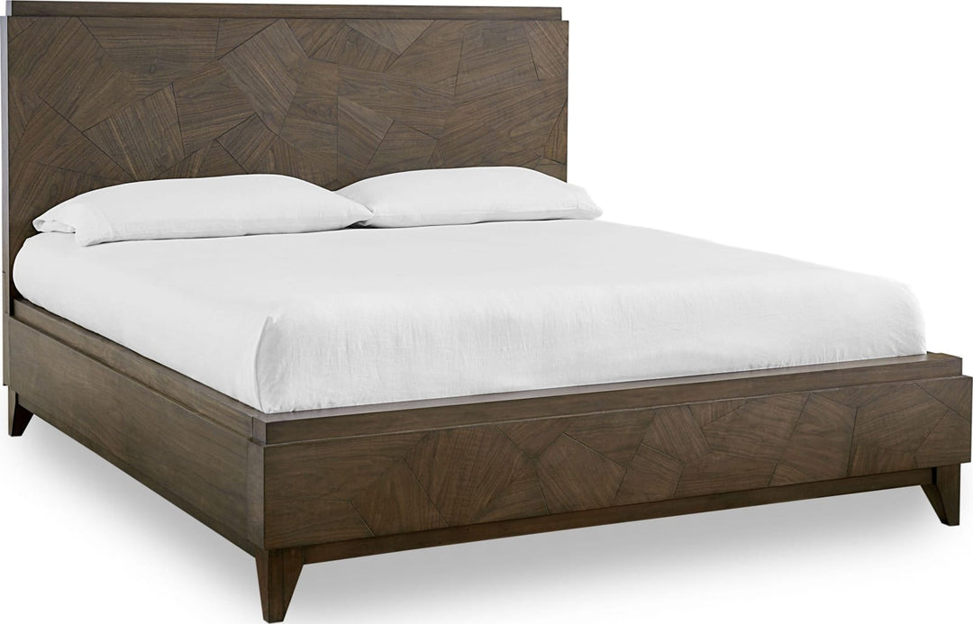 Broderick Panel Bed in Wild Oats Brown – view 4