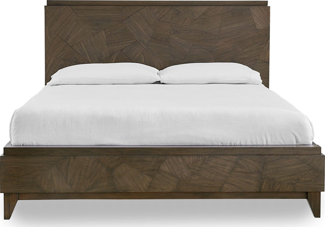 Broderick Panel Bed in Wild Oats Brown – view 5