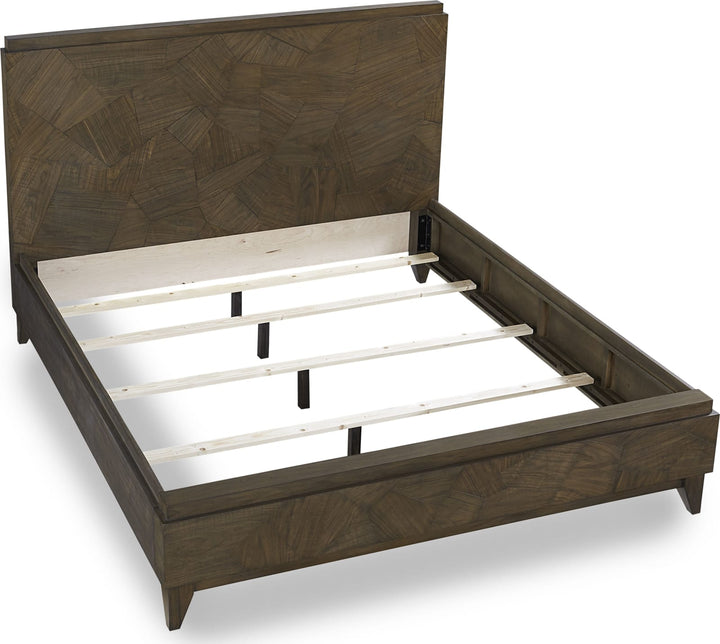 Broderick Panel Bed in Wild Oats Brown – view 6