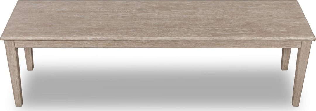 Camden Oak Wood Bench in Chai – view 5