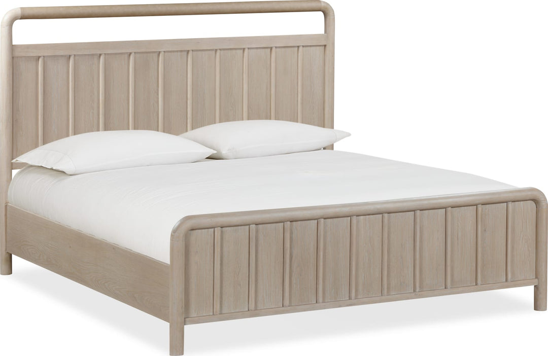 Camden Full-size Shiplap Oak Wood Platform Bed in Chai – view 5