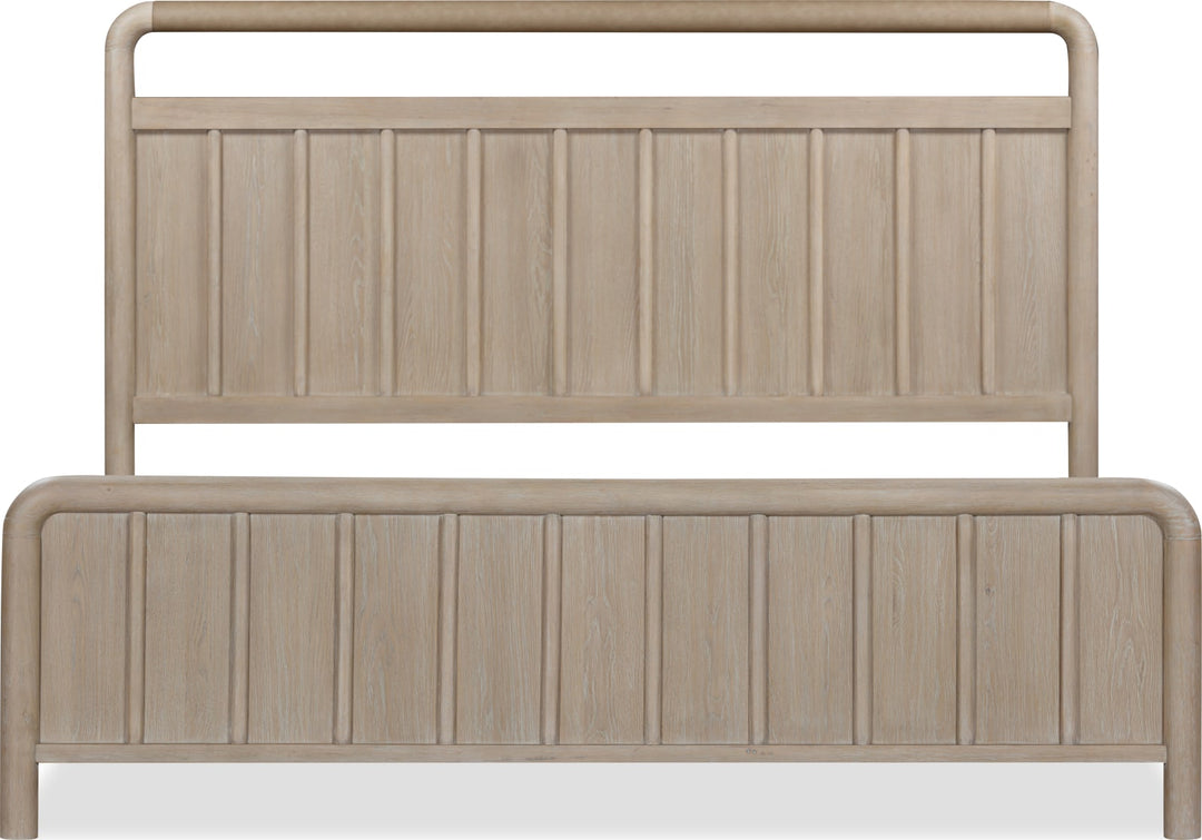 Camden Full-size Shiplap Oak Wood Platform Bed in Chai – view 8