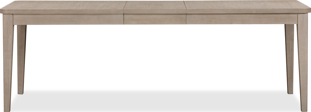Camden Two Drawer Extendable Dining Table in Chai – view 3