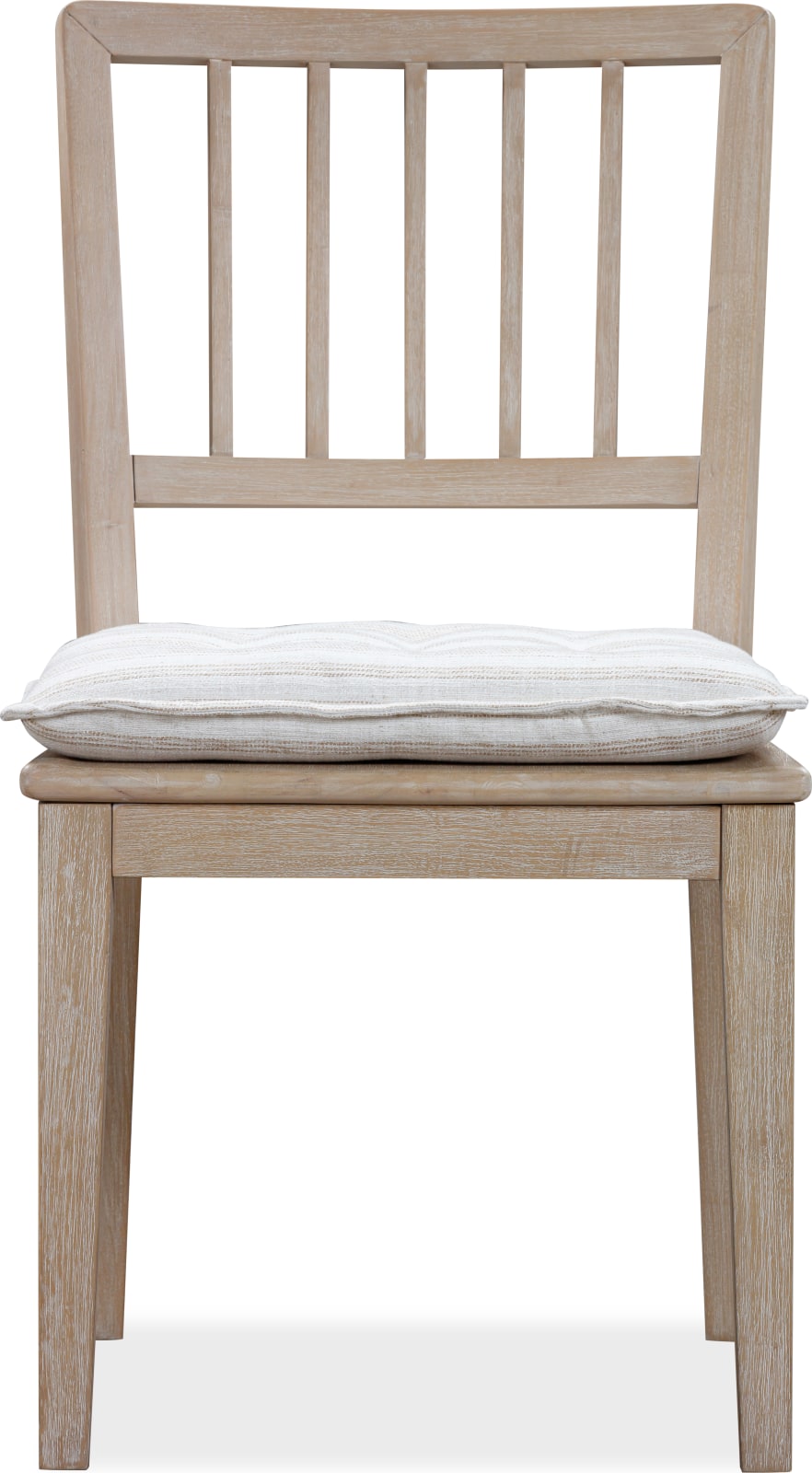Camden Wood Dining Chair with Detachable Cushion in Chai and Oat – view 2