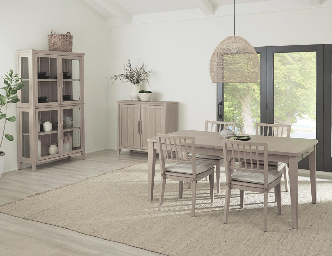 Camden Wood Dining Chair with Detachable Cushion in Chai and Oat – view 8