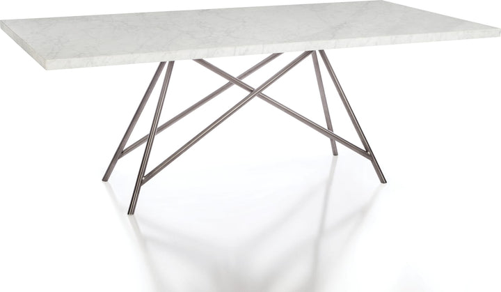 Coral Marble Rectangular Dining Table – view 5
