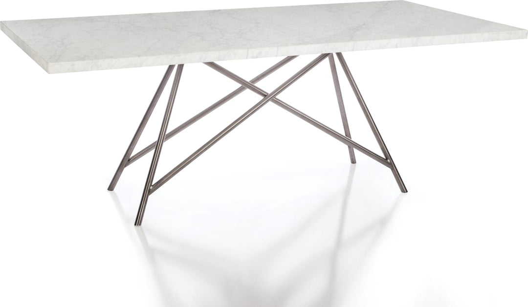 Coral Marble Rectangular Dining Table – view 5