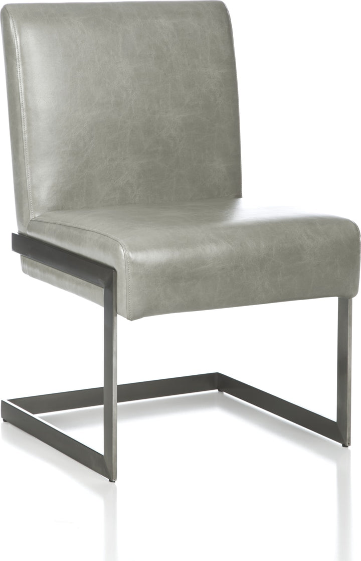Coral Synthetic Leather Upholstered Dining Chair – view 4