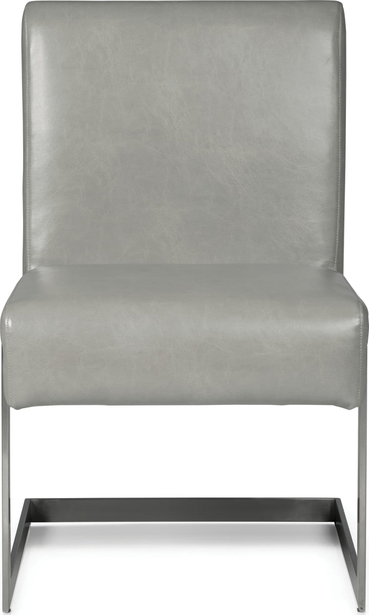 Coral Synthetic Leather Upholstered Dining Chair – view 5