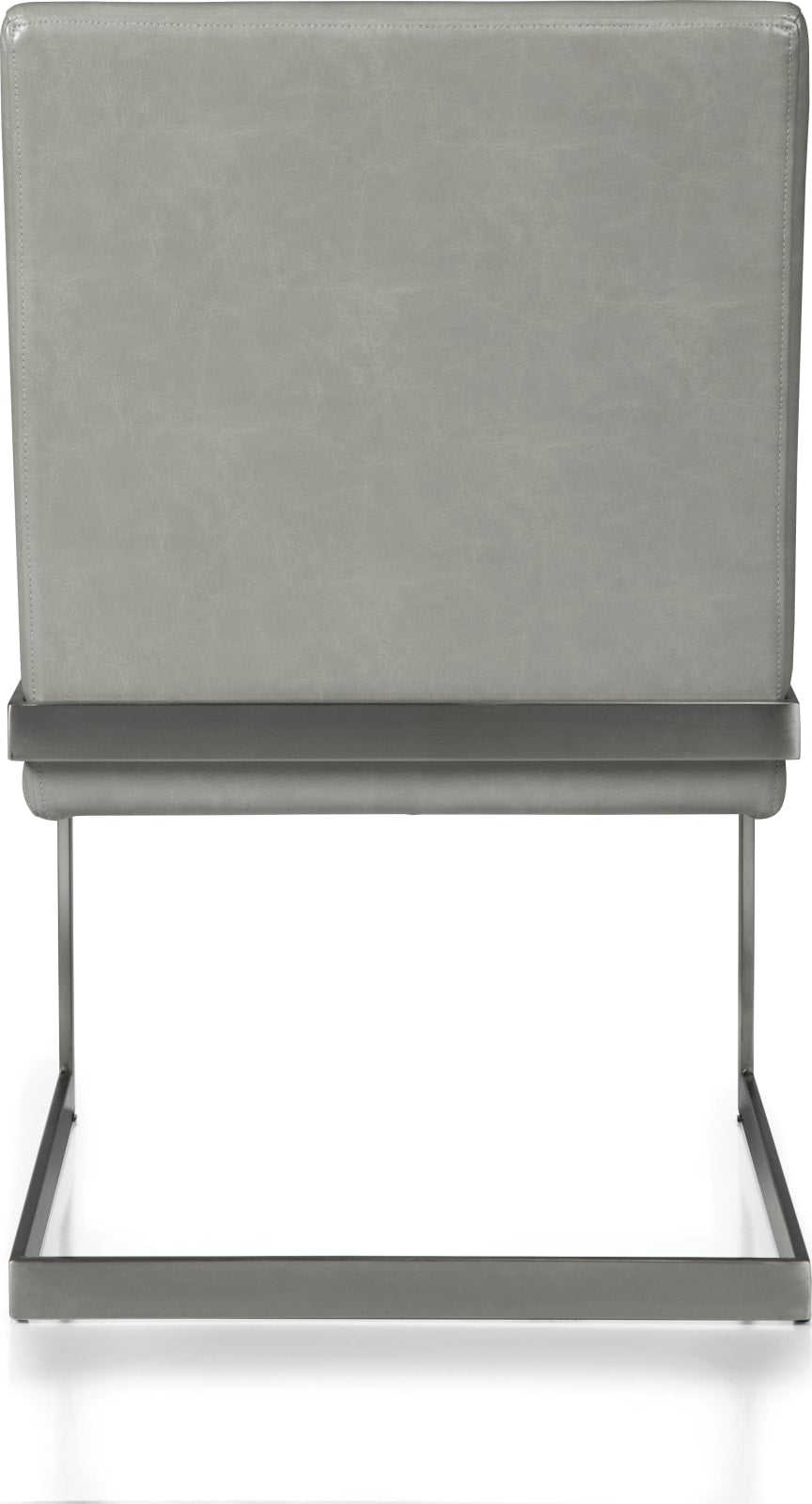 Coral Synthetic Leather Upholstered Dining Chair – view 7