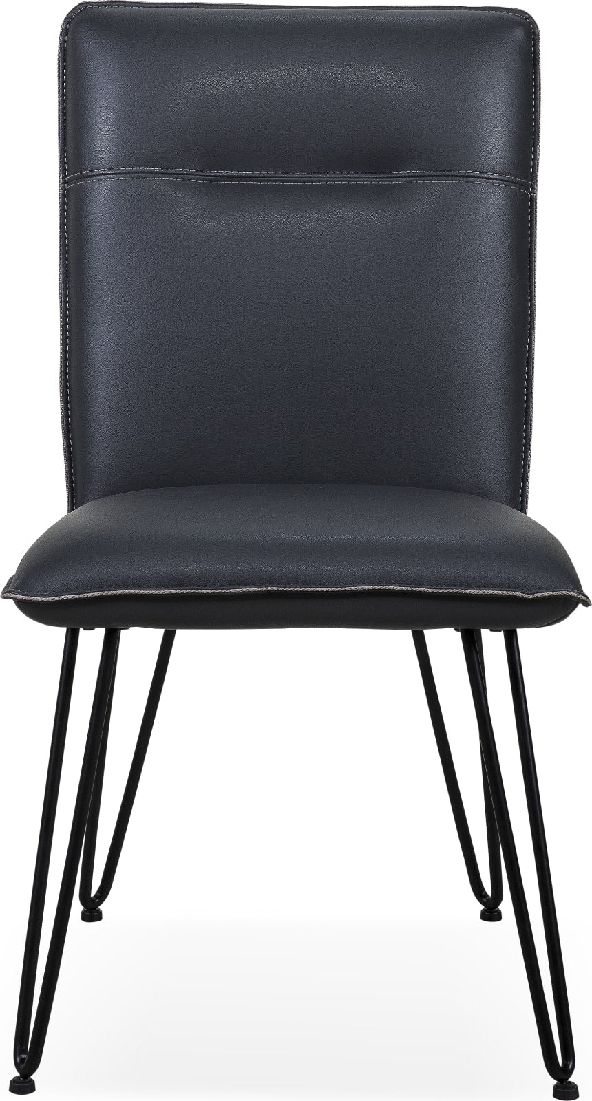 Demi Hairpin Leg Modern Dining Chair in Cobalt – view 3