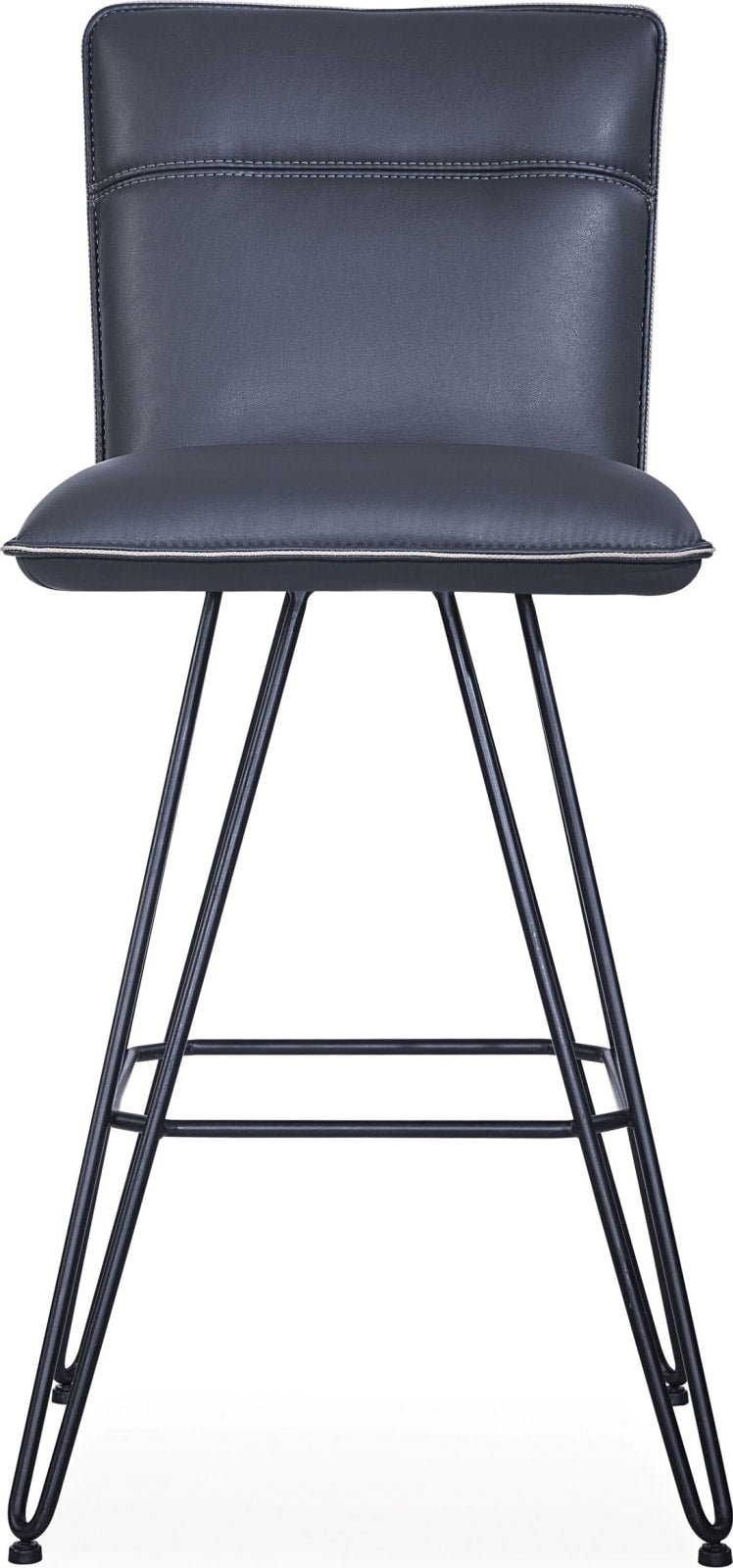 Demi Hairpin Leg Swivel Bar Stool in Cobalt – view 3