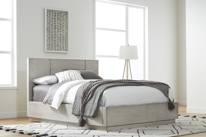 Destination Full-Size Panel Bed in Cotton Grey