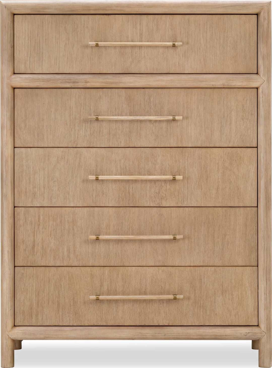 Dorsey Five Drawer Chest in Granola – view 2