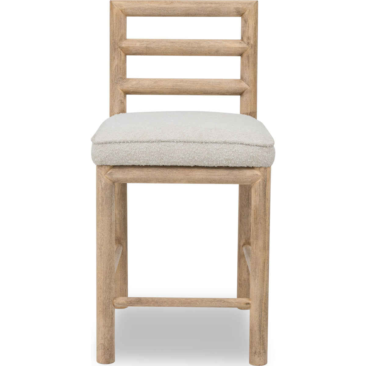 Dorsey Ladder Back Counter Stool in Granola and Ricotta