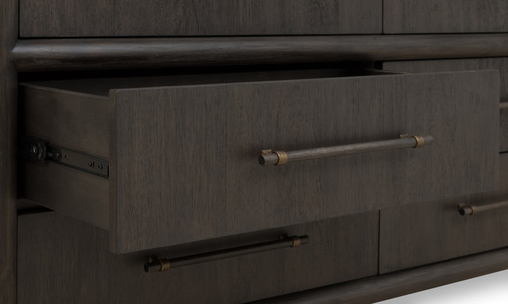 Dorsey Six Drawer Dresser in Basalt Grey – view 9