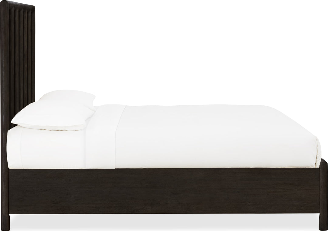 Dorsey King-size Wooden Two Drawer Storage Bed in Basalt Grey – view 4