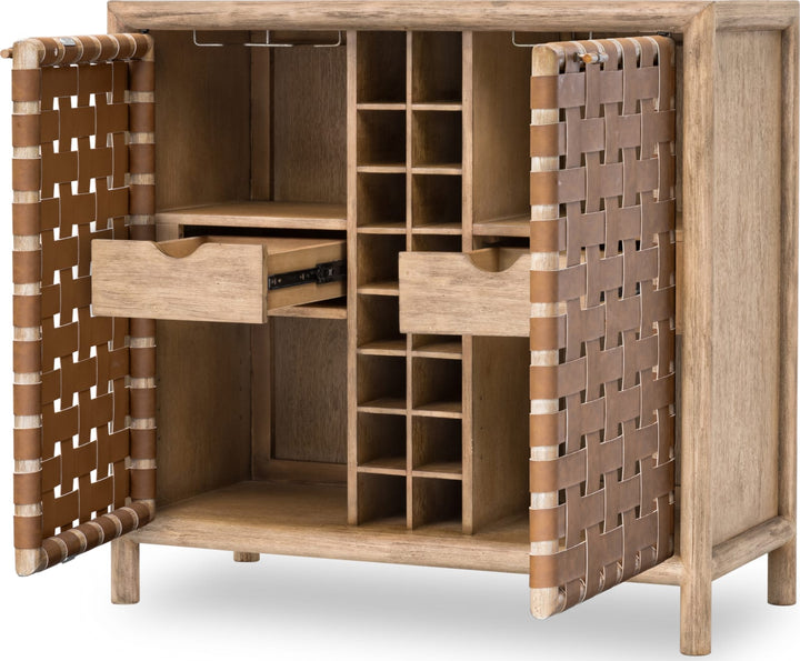 Dorsey Wvn Bar Cabinet - Grnl – view 6