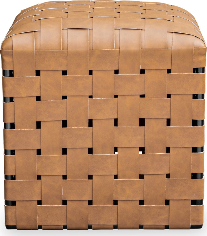 Dorsey Wvn Ottoman - Ginger