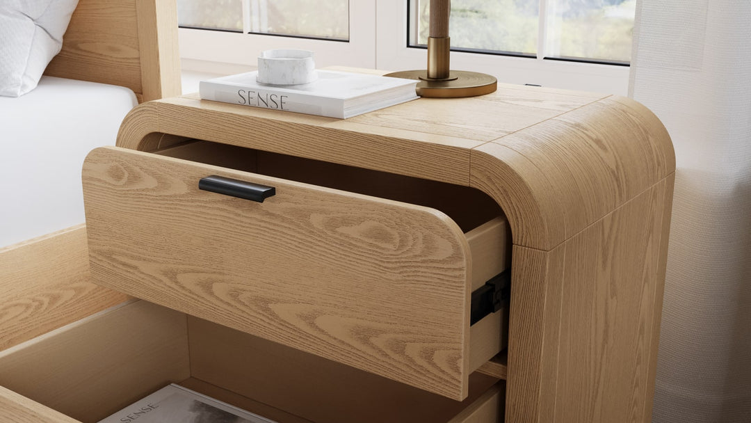 Drake 2-Drw Nightstand W/USB - Timber – view 6
