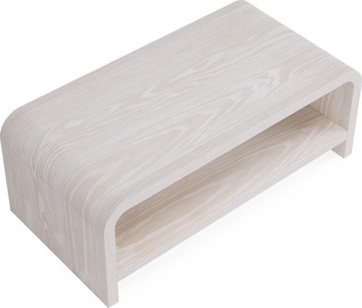 Drake Ash Wood Coffee Table in Sugar – view 4