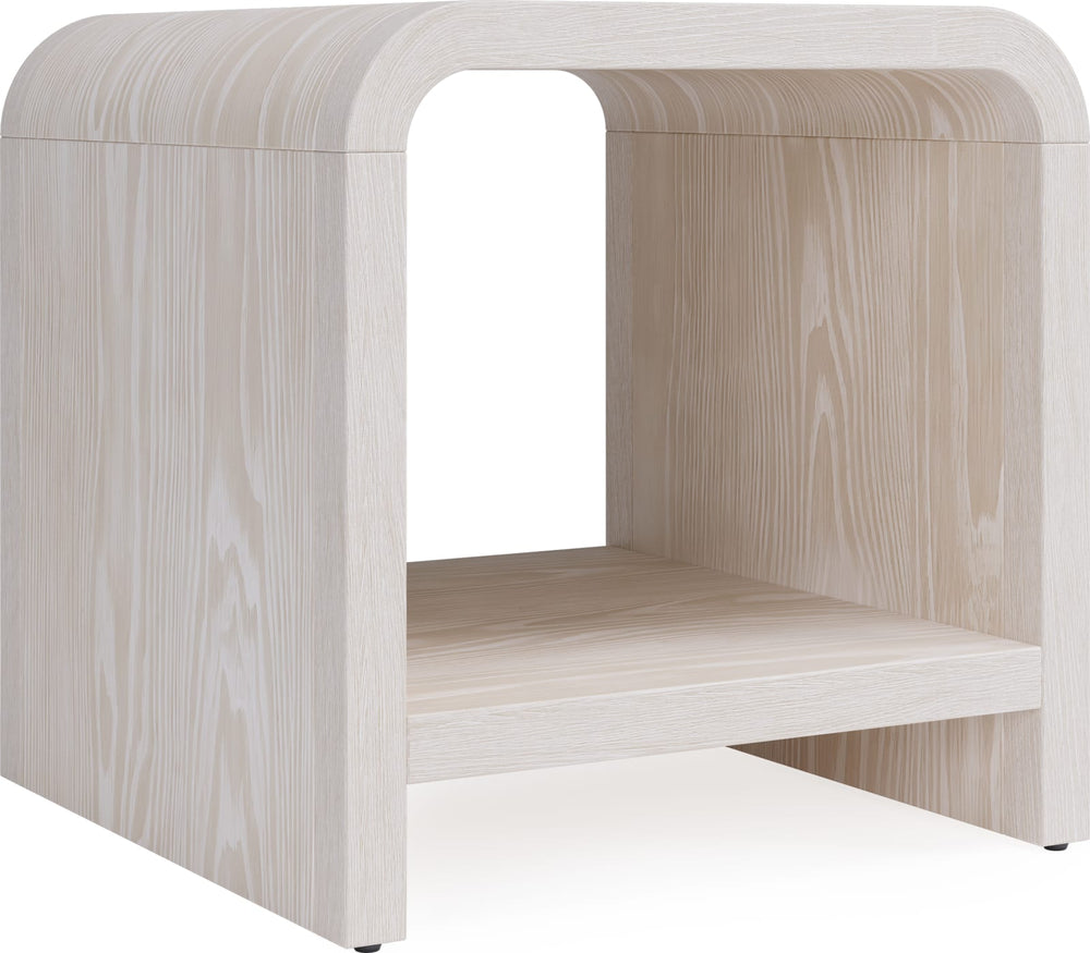 Drake Ash Wood Side Table in Sugar – view 3