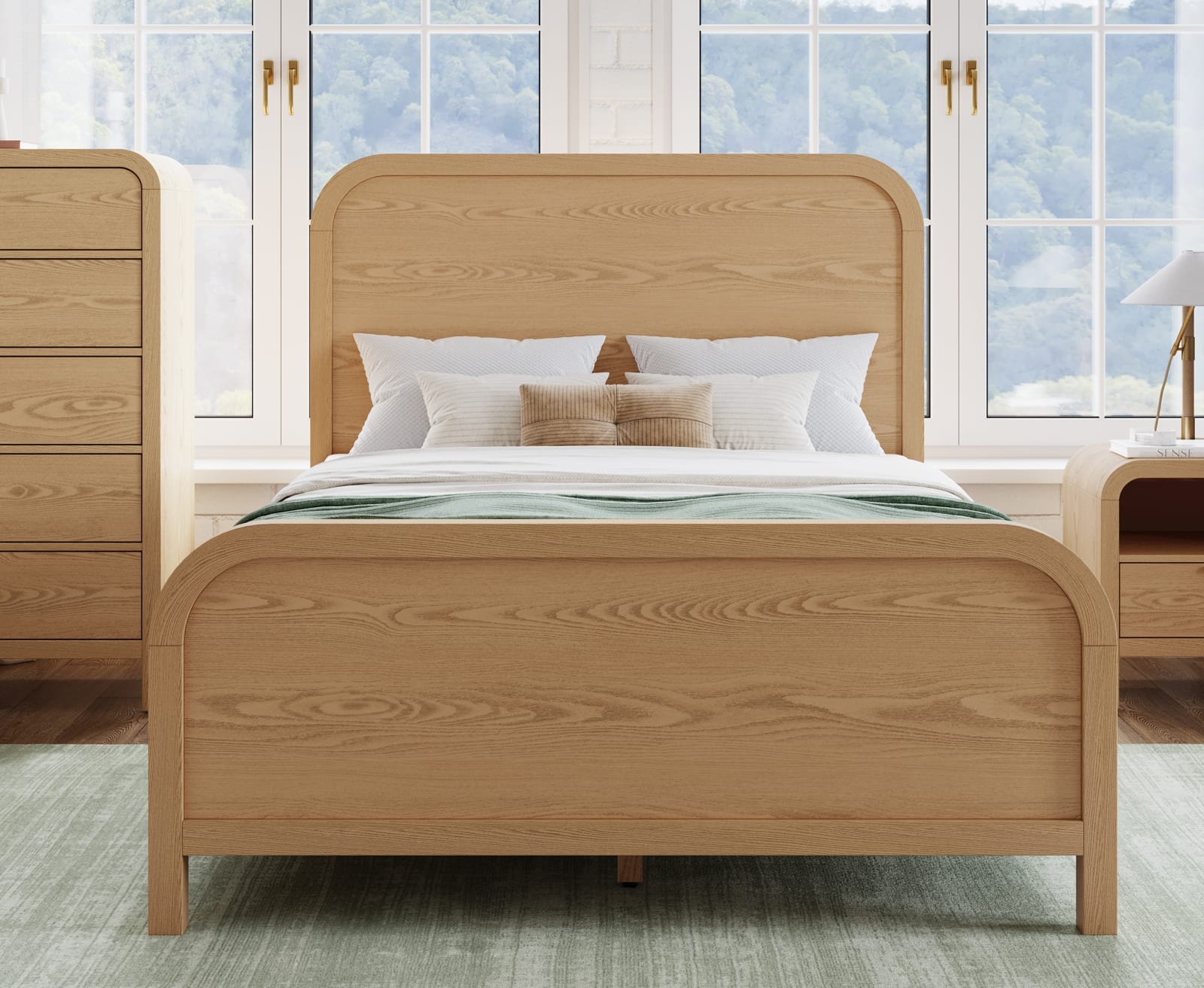 Drake King Bed - Timber – view 2