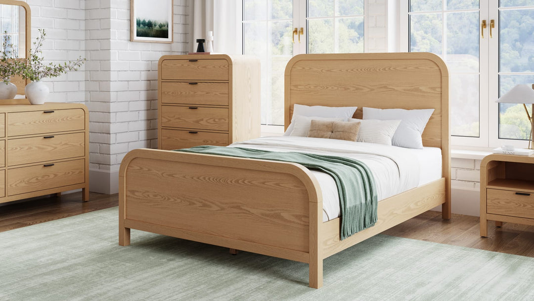 Drake Queen Bed - Timber – view 2