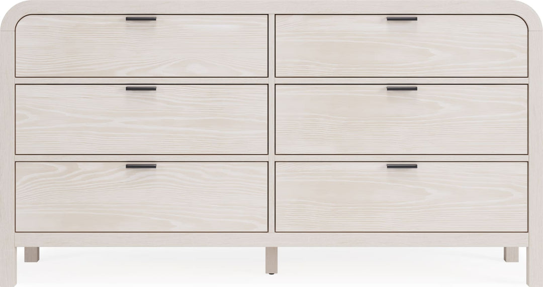 Drake Six Drawer Dresser in Sugar – view 3