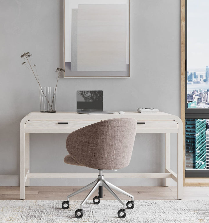 Drake Two Drawer Writing Desk in Sugar – view 5