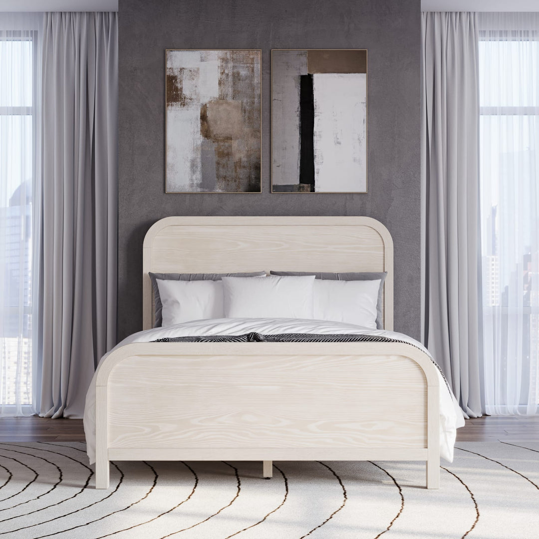 Drake Full-size Wood Platform Bed in Sugar
