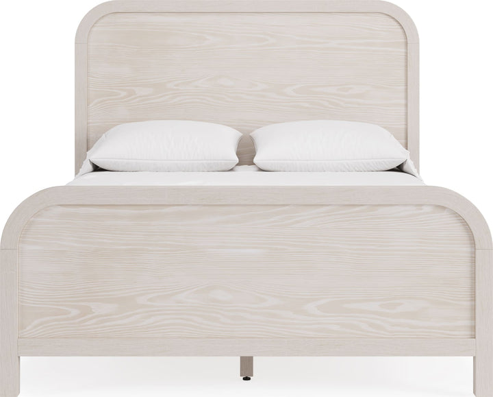 Drake King-size Wood Platform Bed in Sugar – view 3