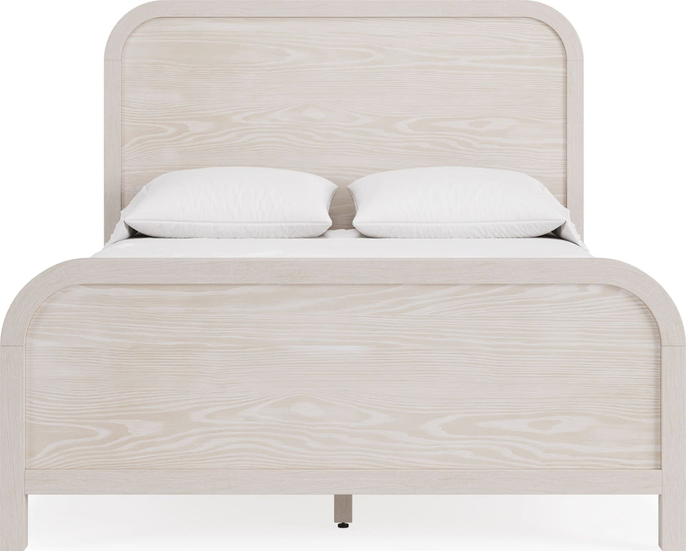 Drake California King-size Wood Platform Bed in Sugar – view 3