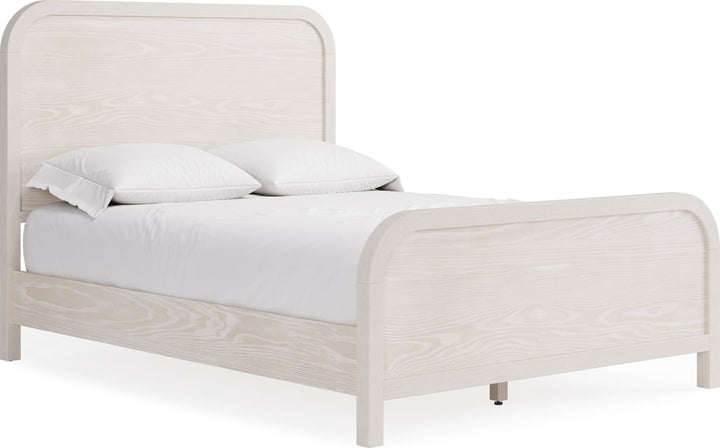 Drake Queen-size Wood Platform Bed in Sugar – view 4