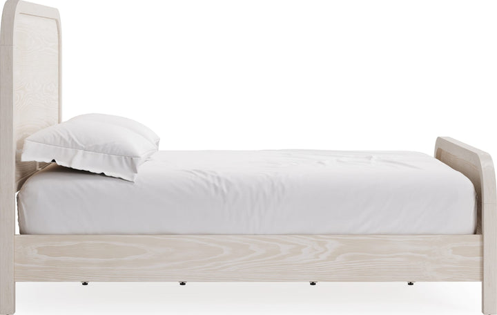 Drake Queen-size Wood Platform Bed in Sugar – view 5