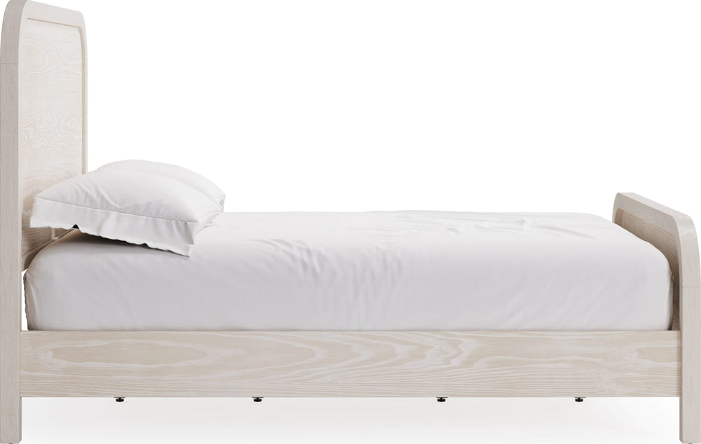 Drake California King-size Wood Platform Bed in Sugar – view 5