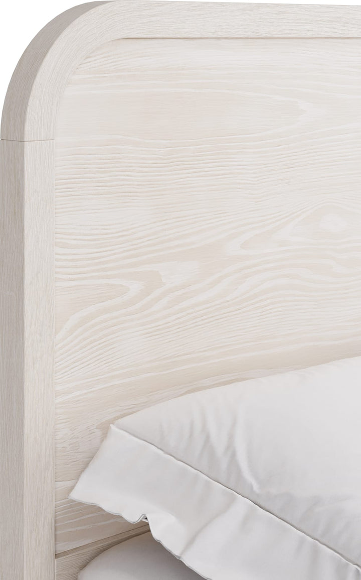 Drake Queen-size Wood Platform Bed in Sugar – view 6