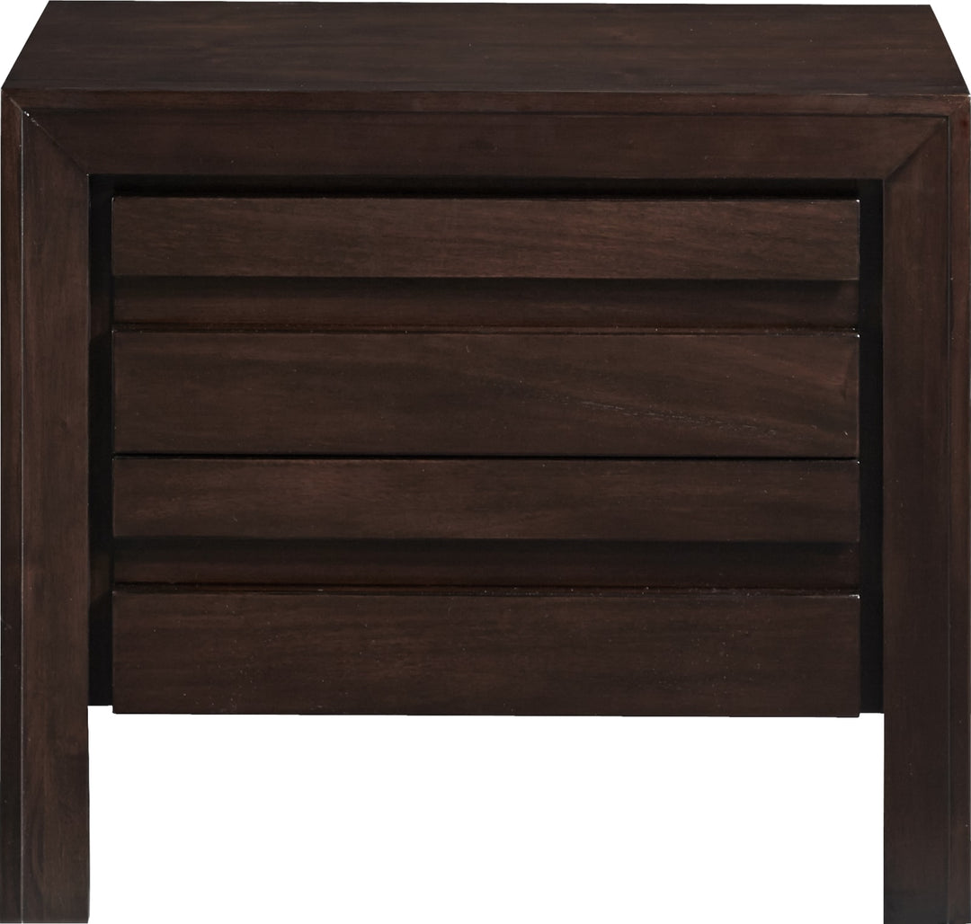 Element Charging Station Nightstand in Chocolate Brown – view 6