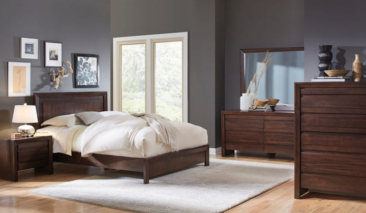 Element Mirror in Chocolate Brown – view 2