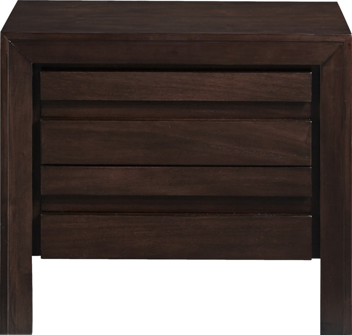 Element Nightstand in Chocolate Brown – view 4