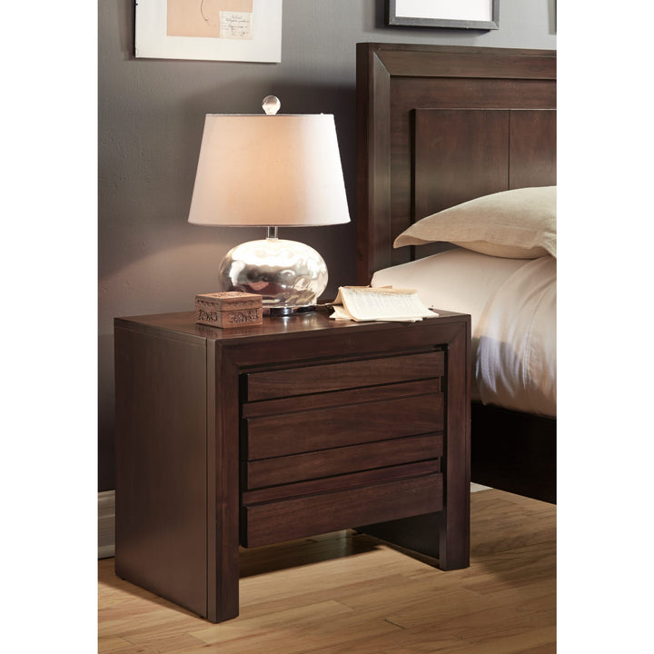 Element Nightstand In Chocolate Brown