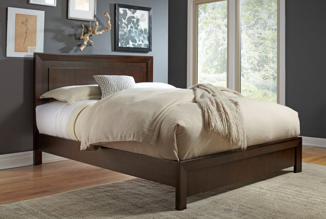 Element Full Size Platform Bed in Chocolate Brown